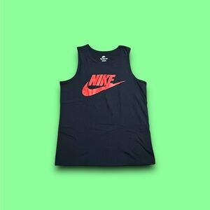 Nike sportswear big logo tank top black men’s medium